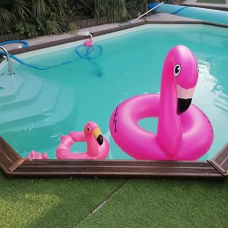 Maison Calme Avec Piscine Palmiers 300m De La Centre Дом отдыха