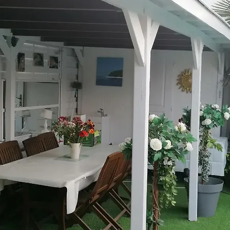 Maison Calme Avec Piscine Palmiers 300m De La Centre Feriehus Pornichet