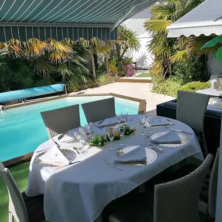 Maison Calme Avec Piscine Palmiers 300m De La Centre Feriehus Pornichet