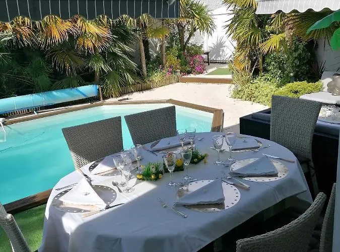 Maison Calme Avec Piscine Palmiers 300m De La Centre Tatil Evi Pornichet