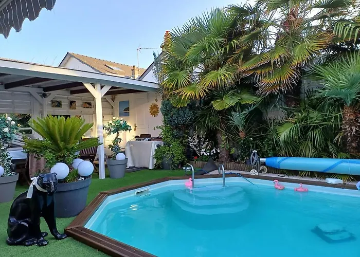 Maison Calme Avec Piscine Palmiers 300m De La Centre Tatil Evi